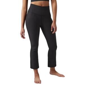 Athleta Elation Rib Crop Flare Size XL Tall Black NWT